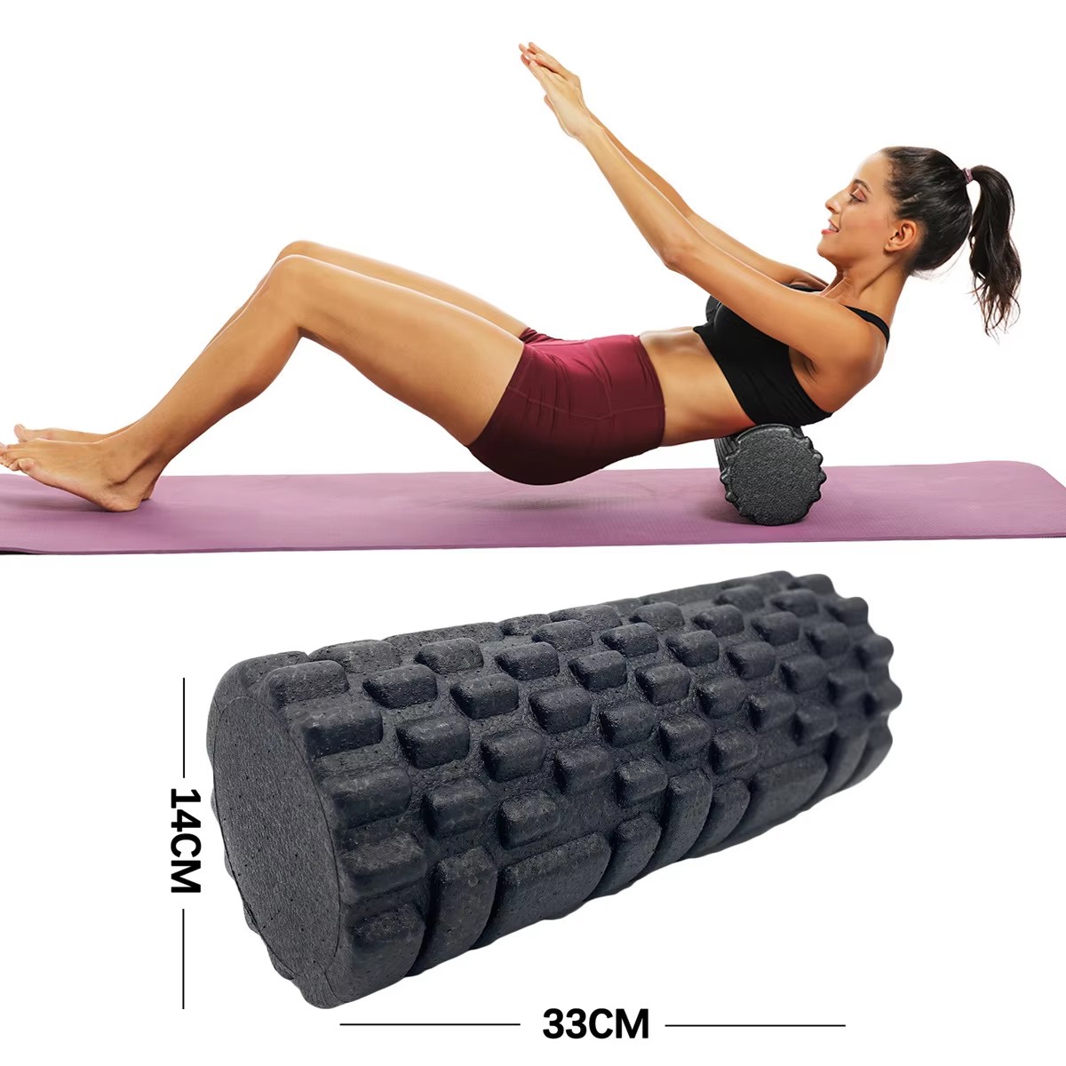 Yoga Fitness Body - 30/33cm Fitness Foam Roller Yoga Massage