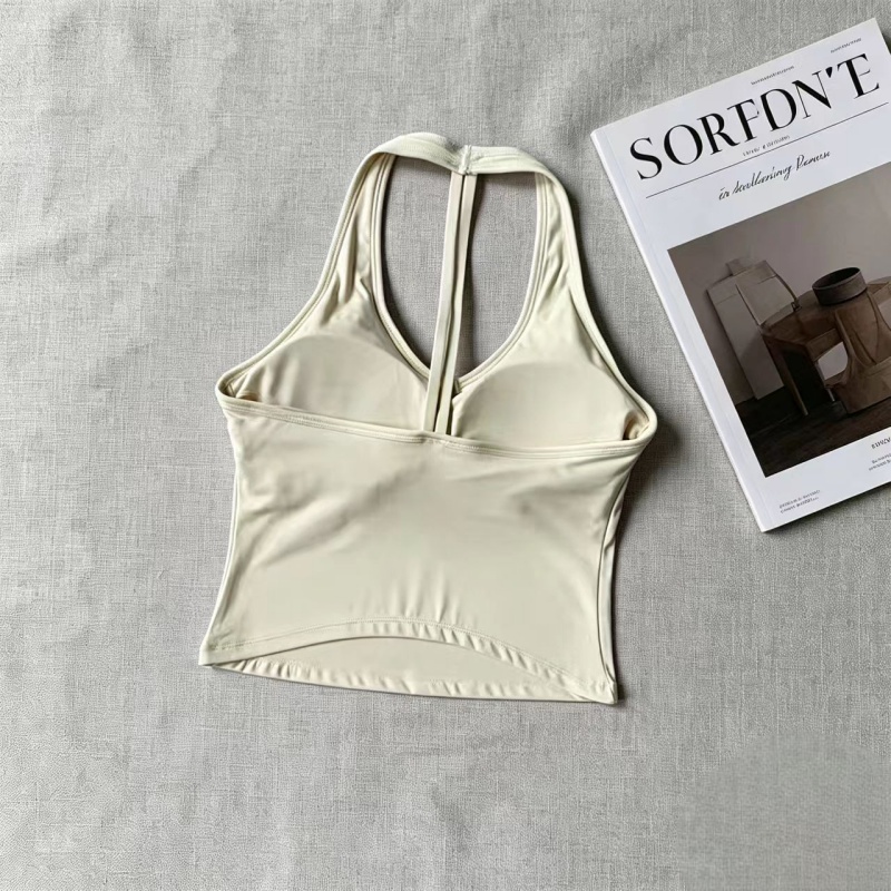 V‑Neck Halter T‑Back Yoga Tank - Yoga Fitness Studio 评论和价格
