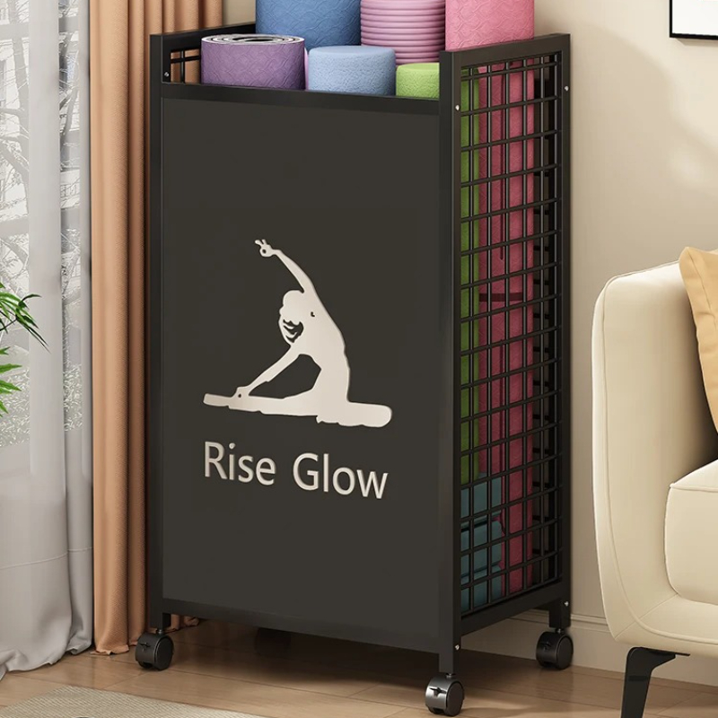 Mobile Fitness Cart with Wheel - Yoga Fitness Studio 评论和价格