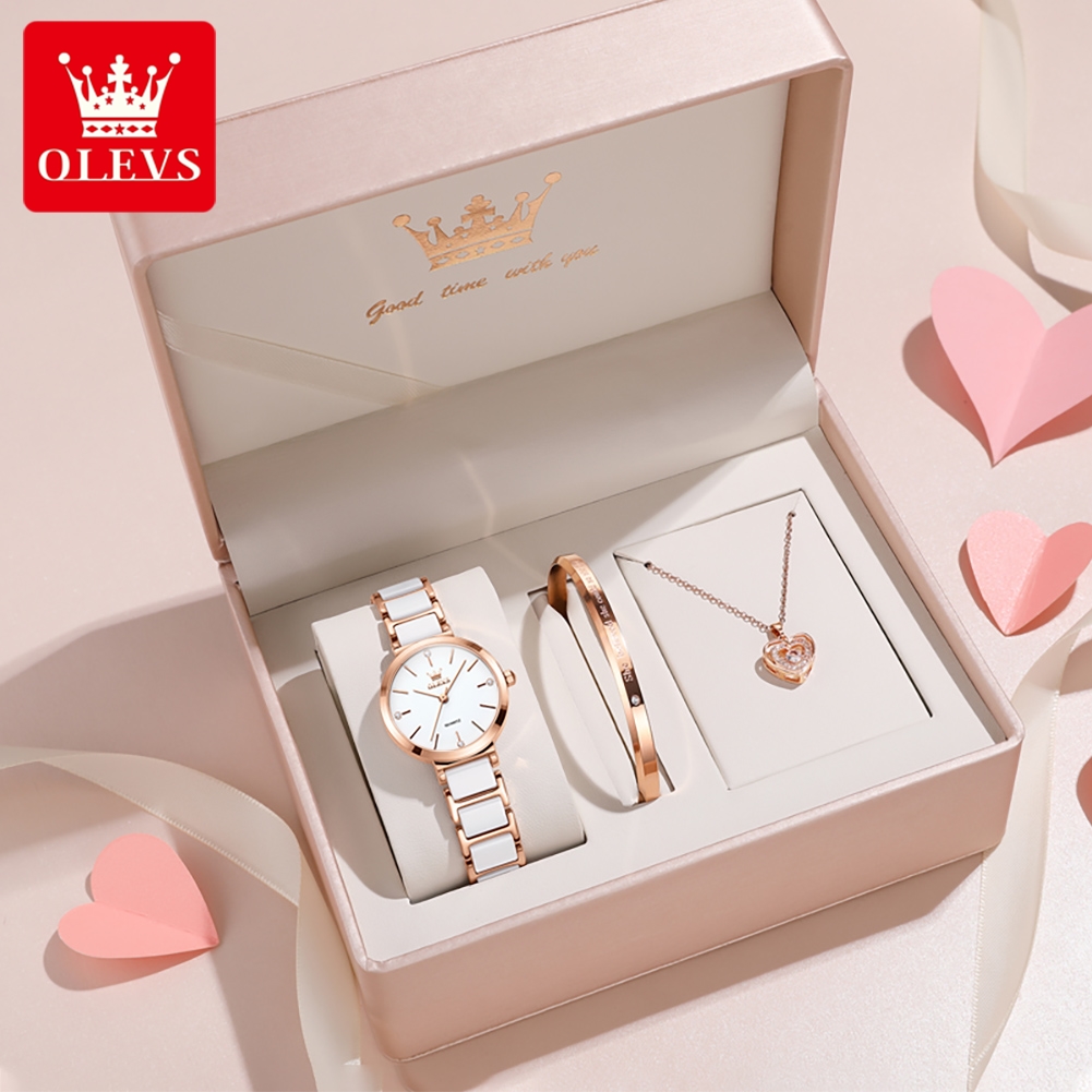 OLEVS Women Watch 5877 Luxury  - Resistance Bands 评论和价格