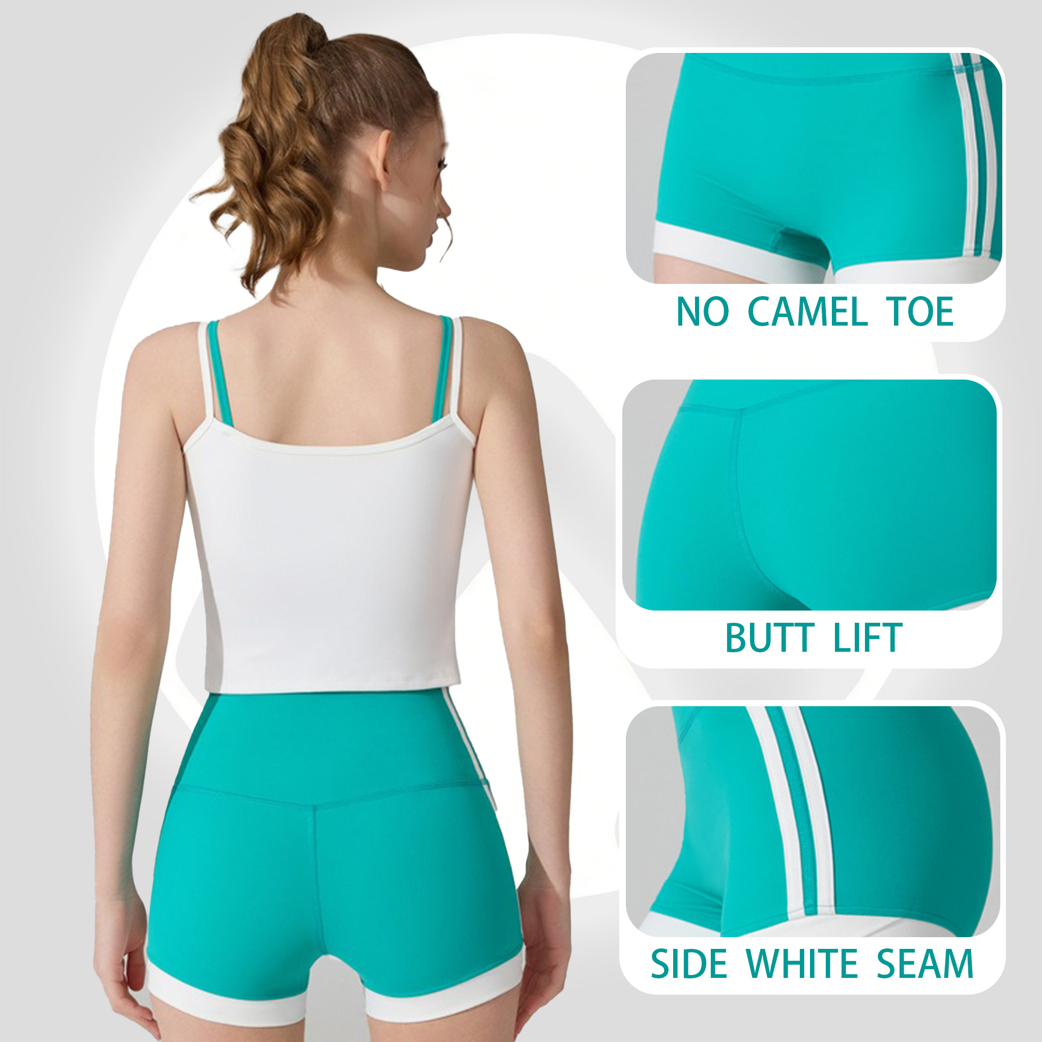 High Waist Peach Lifting Thigh - Yoga Blocks 评论和价格