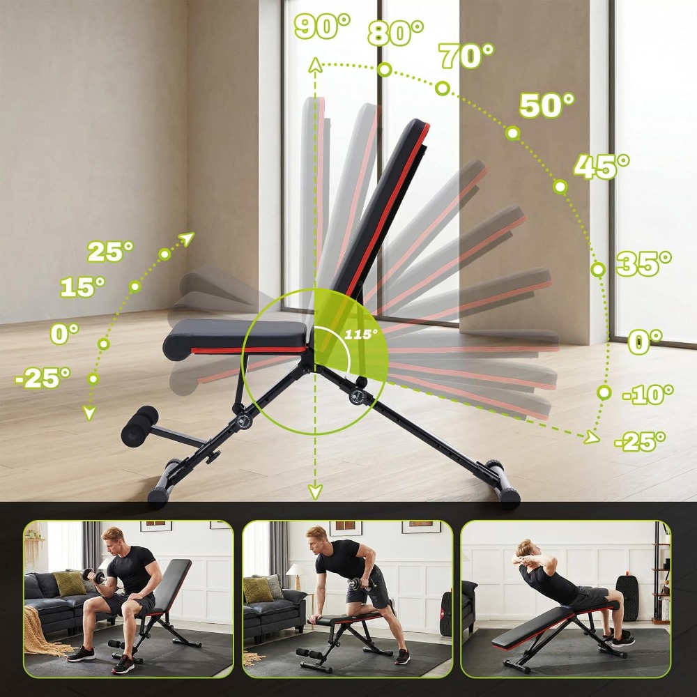 Adjustable Weight Bench for Fu - Adjustable Dumbbells 评论和价格