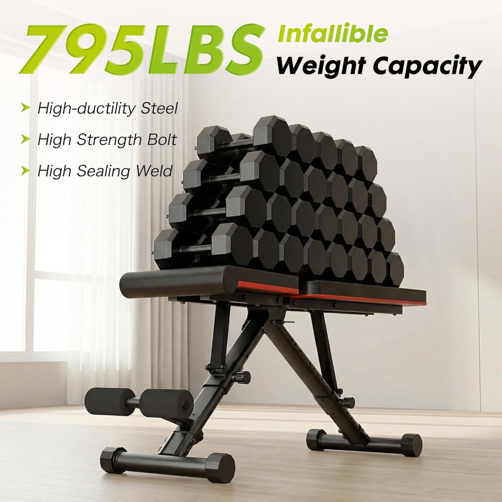 Adjustable Weight Bench for Fu - Adjustable Dumbbells 评论和价格
