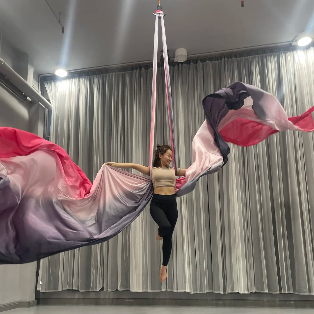 10m Aerial silks Ombre Aerial  - Yoga Fitness Studio 评论和价格