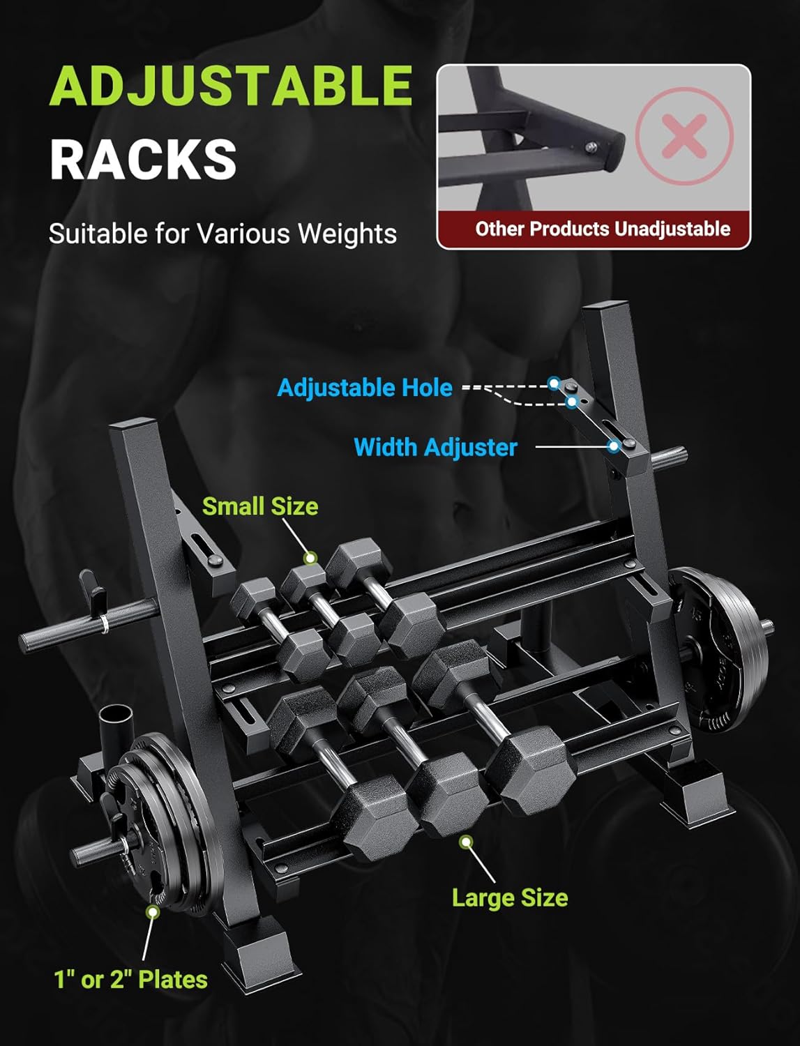 Home Gym Use, Solid Material,  - Adjustable Dumbbells 评论和价格