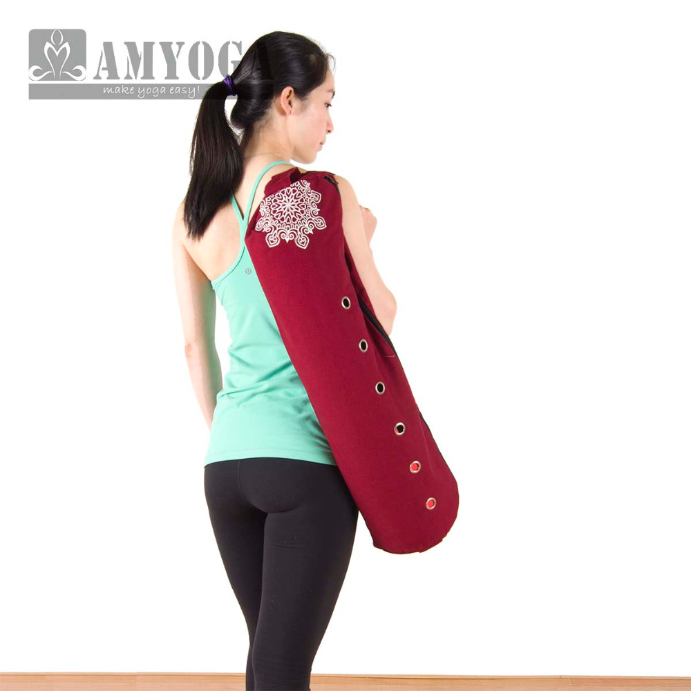 Canvas Yoga Mat Bag Single Sho - Yoga Fitness Mat 评论和价格