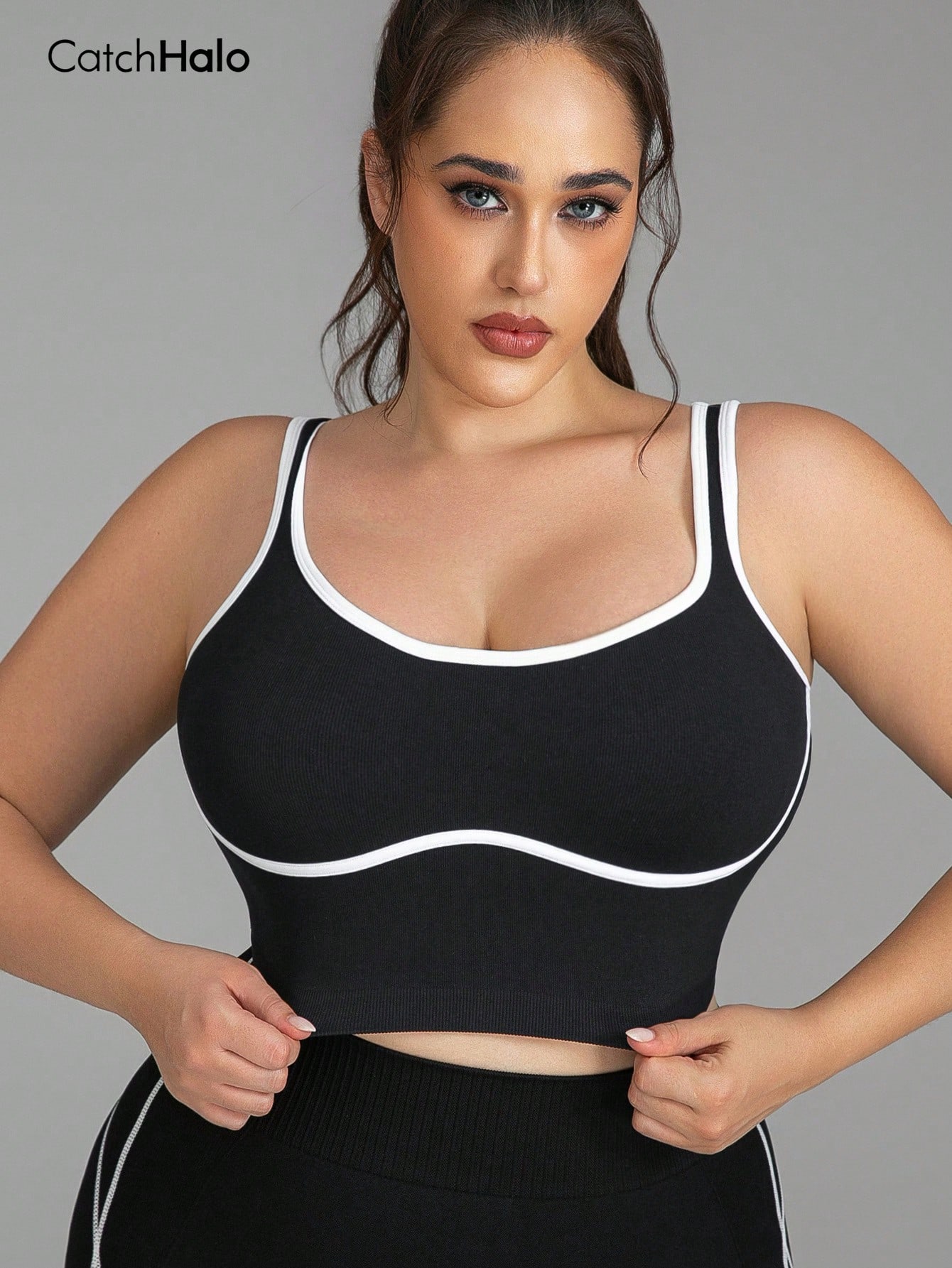 Women Plus Size Seamless Brale - Yoga Fitness Body 评论和价格