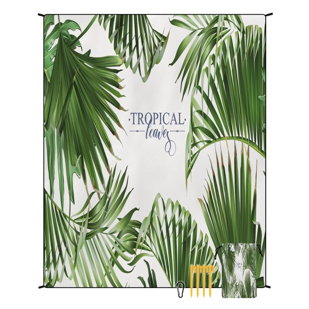 Palm Tree Beach Towel 71x86.6i - Yoga Fitness Mat 评论和价格