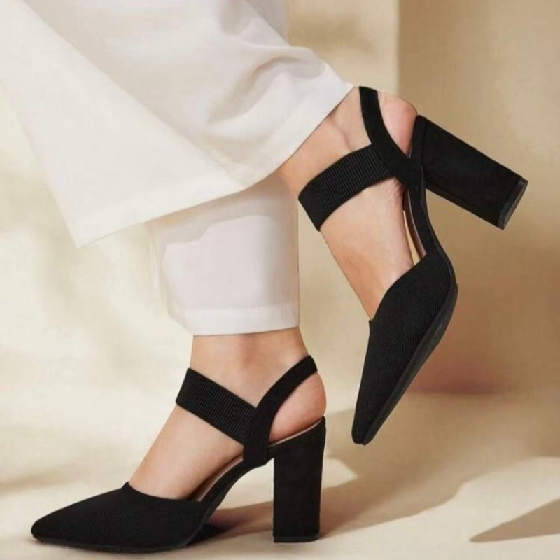 Pointed Toe Shallow Mouth Bloc - Resistance Bands 评论和价格
